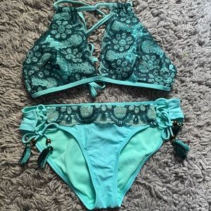 Blue Bikini Set